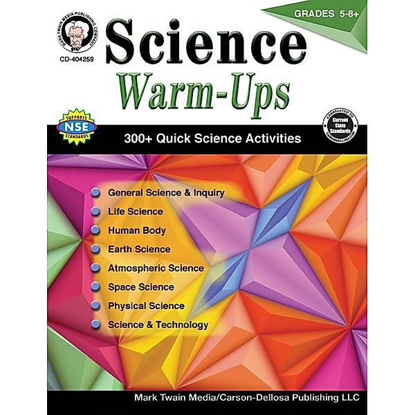 Science Warm-Ups, Grades 5 - 8, Linda Armstrong