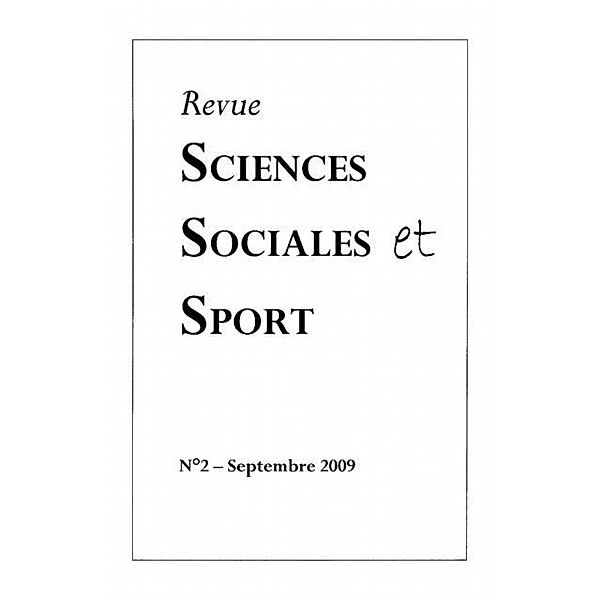 Sciences sociale et sport n(deg) 2 / Hors-collection, Collectif