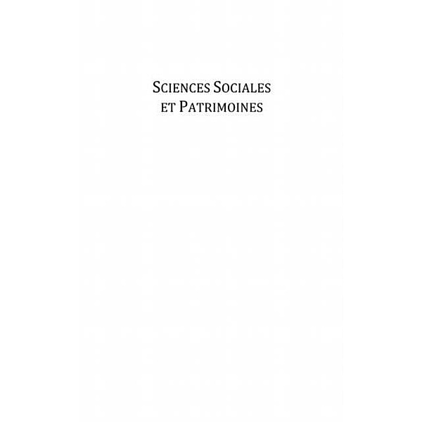Sciences sociales et patrimoines / Hors-collection, Emmanuel Amougou