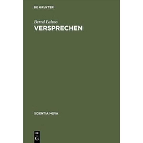 Scientia Nova / Versprechen, Bernd Lahno