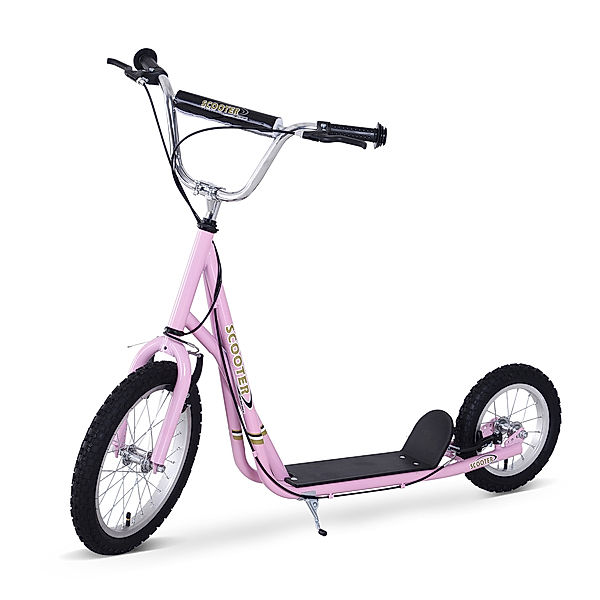 Homcom Scooter mit höhenstellbarem Lenker