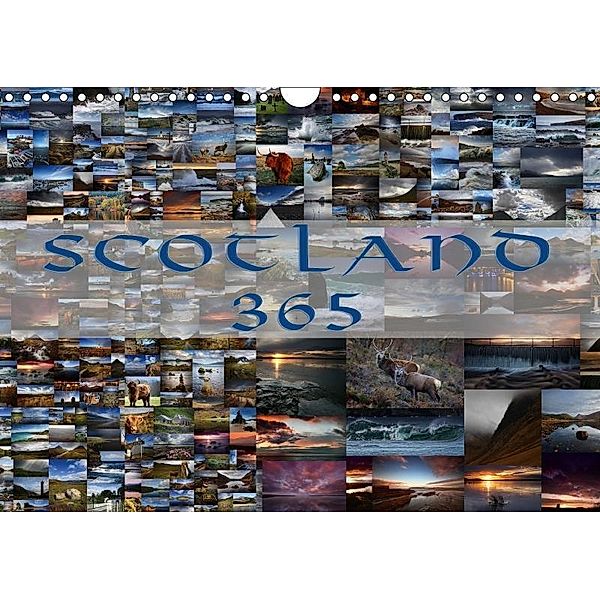 Scotland 365 / UK-Version (Wall Calendar 2017 DIN A4 Landscape), Martina Cross