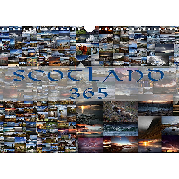 Scotland 365 / UK-Version (Wall Calendar 2019 DIN A4 Landscape), Martina Cross