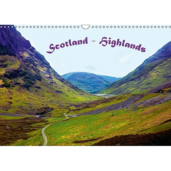 Scotland - Highlands (Wandkalender 2018 DIN A3 quer), Gabriela Wernicke-Marfo