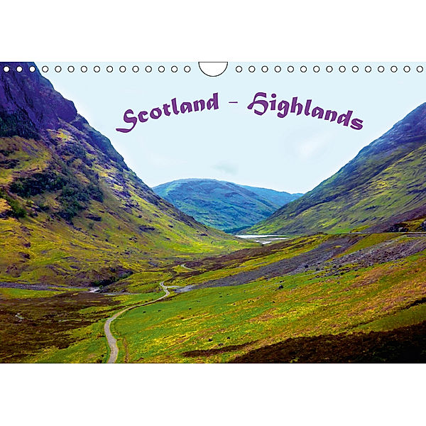Scotland - Highlands (Wandkalender 2019 DIN A4 quer), Gabriela Wernicke-Marfo