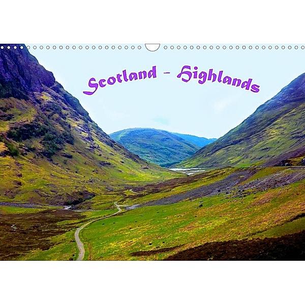 Scotland - Highlands (Wandkalender 2023 DIN A3 quer), Gabriela Wernicke-Marfo