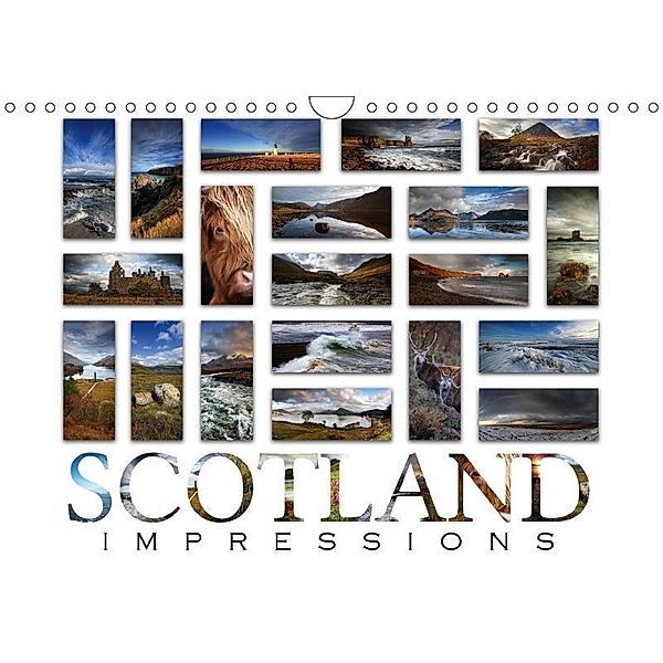 Scotland Impressions (Wall Calendar 2017 DIN A4 Landscape), Martina Cross
