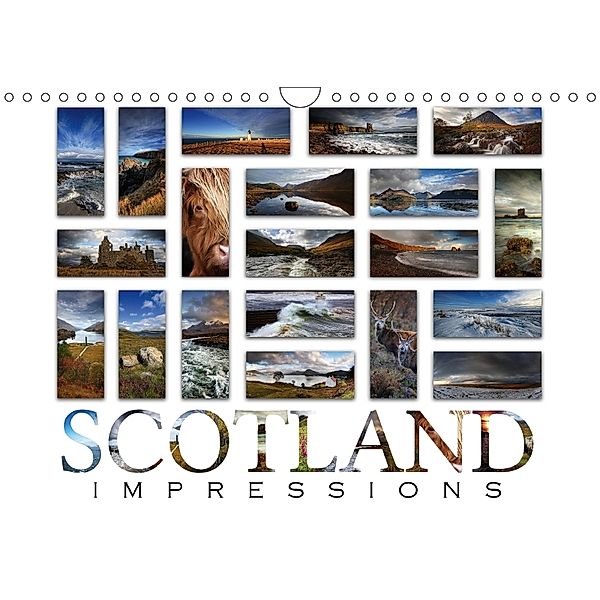 Scotland Impressions (Wall Calendar 2018 DIN A4 Landscape), Martina Cross