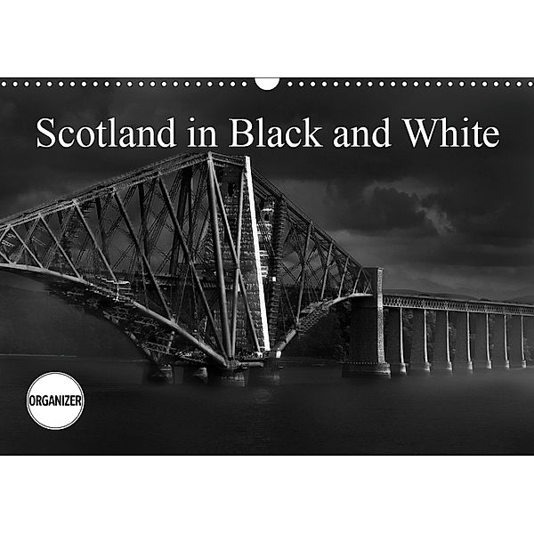 Scotland in Black and White (Wall Calendar 2019 DIN A3 Landscape), Alain Gaymard