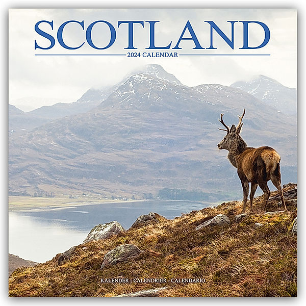 Scotland - Schottland 2024 - 16-Monatskalender, Avonside Publishing Ltd