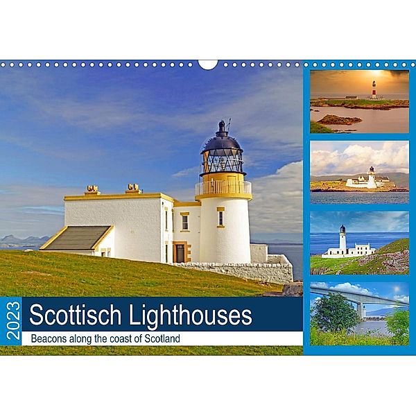 Scottish Lighthouses - beacons along the coast of Scotland (Wall Calendar 2023 DIN A3 Landscape), Babett Paul - Babett's Bildergalerie