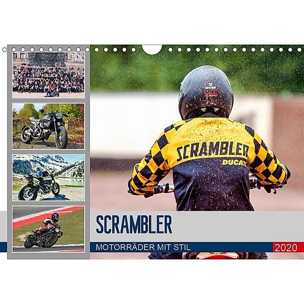Scrambler Motorräder mit Stil (Wandkalender 2020 DIN A4 quer), Peter Franko