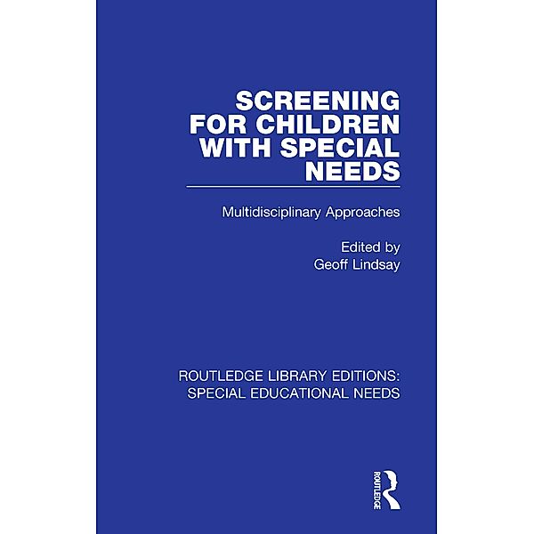 Screening for Children with Special Needs