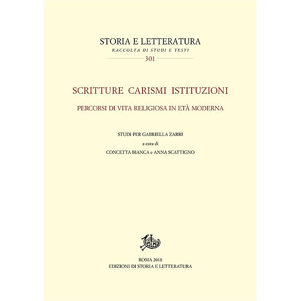 Scritture carismi istituzioni., Concetta Bianca e Anna Scattigno