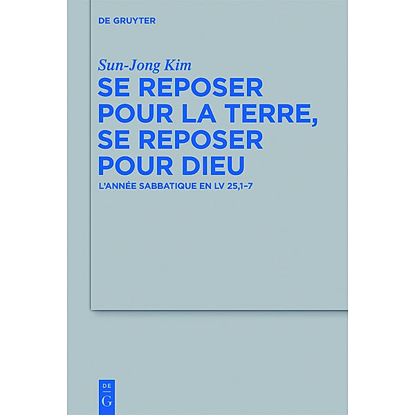 Se reposer pour la terre, se reposer pour Dieu, Sun-Jong Kim