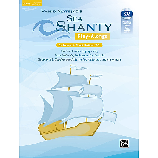 Sea Shanty Play-Alongs for Trumpet, opt. Baritone T.C. in Bb, Vahid Matejko