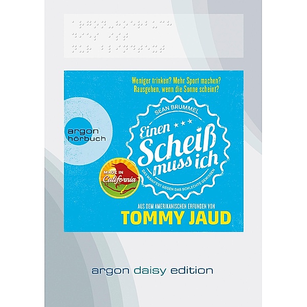 Sean Brummel: Einen Scheiß muss ich (DAISY Edition) (DAISY-Format), 1 Audio-CD, 1 MP3, Tommy Jaud