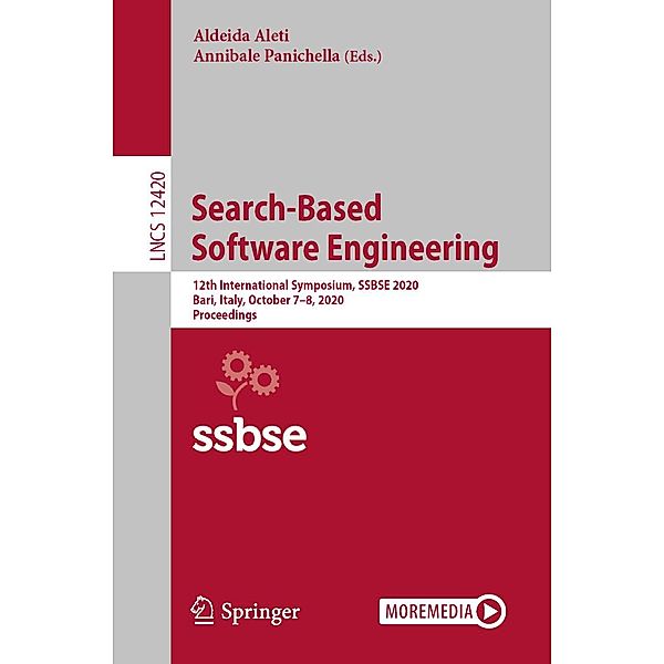 Search-Based Software Engineering / Lecture Notes in Computer Science Bd.12420