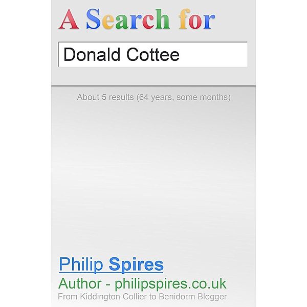 Search for Donald Cottee / Andrews UK, Philip Spires