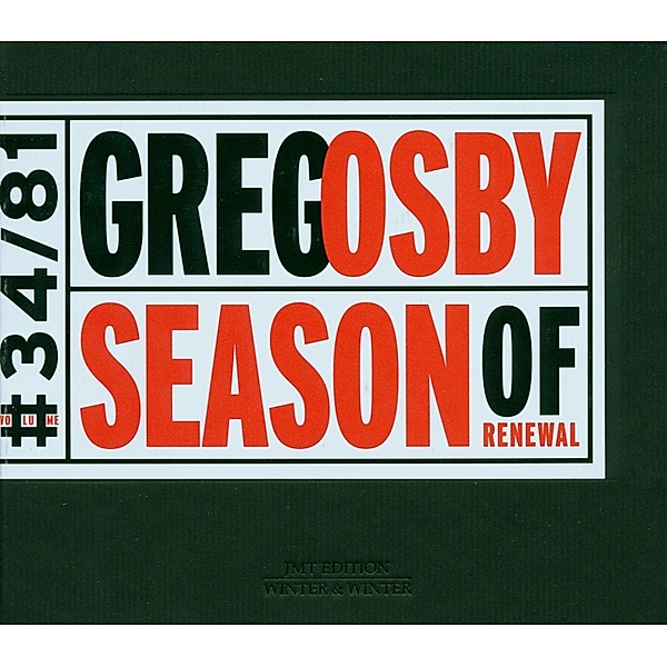 Season Of Renewal, Greg Osby