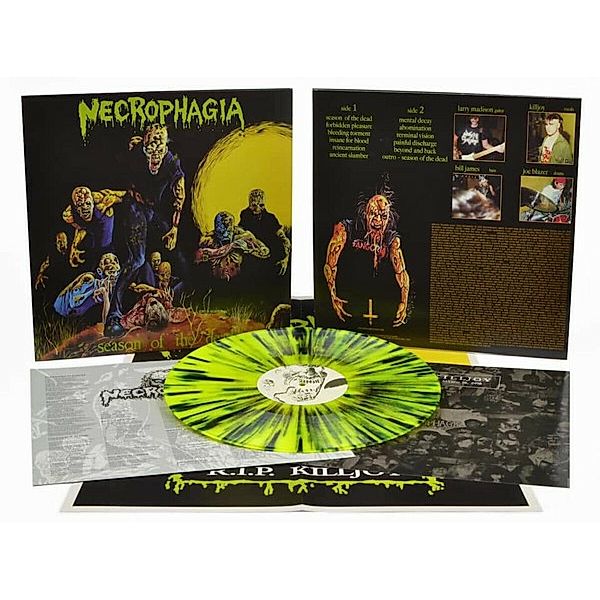 Season Of The Dead (Yellow/Black Splatter Vinyl), Necrophagia