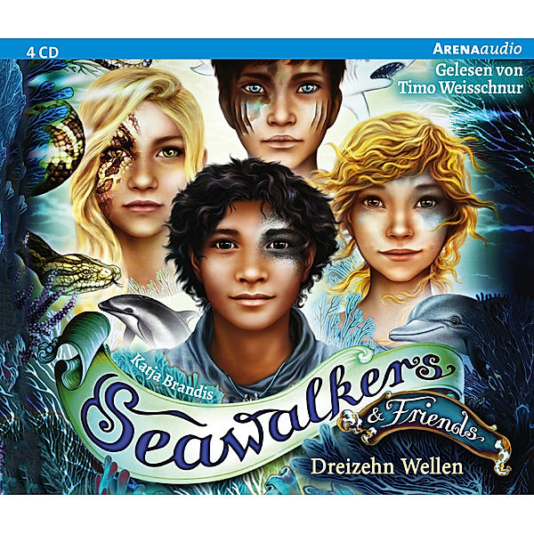 Seawalkers & Friends. Dreizehn Wellen,4 Audio-CD, Katja Brandis