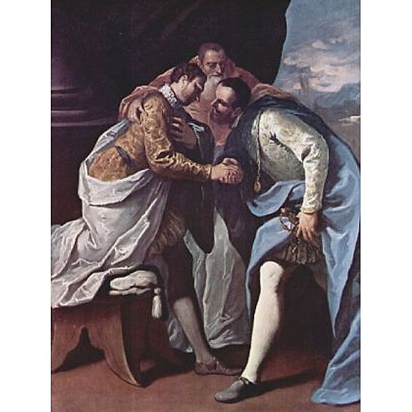 Sebastiano Ricci - Gemäldezyklus zum Leben Papst Paul III., Treffen von Papst, Franz I. und Karl V. - 1.000 Teile (Puzzl