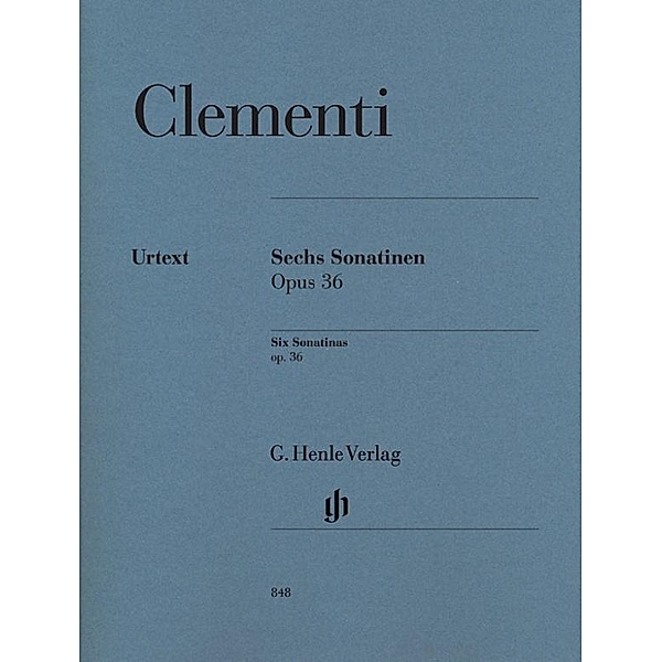 Sechs Sonatinen op.36, Klavier, Muzio Clementi - Sechs Klaviersonatinen op. 36