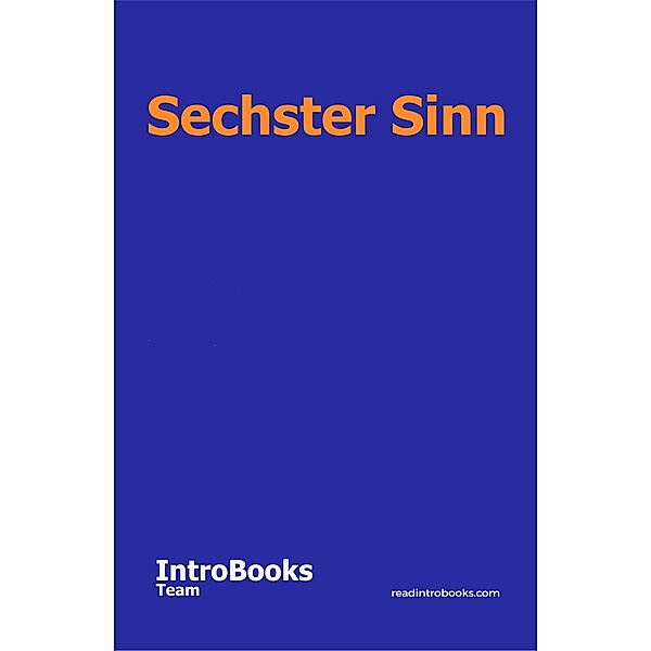 Sechster Sinn, IntroBooks Team