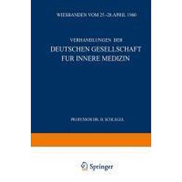 Sechsundsechzigster Kongress / Verhandlungen der Deutschen Gesellschaft für Innere Medizin Bd.66, Bernhard Schlegel