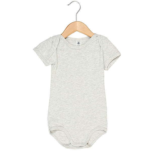 Petit Bateau Second Hand - Kurzarmbody SOLID in grau