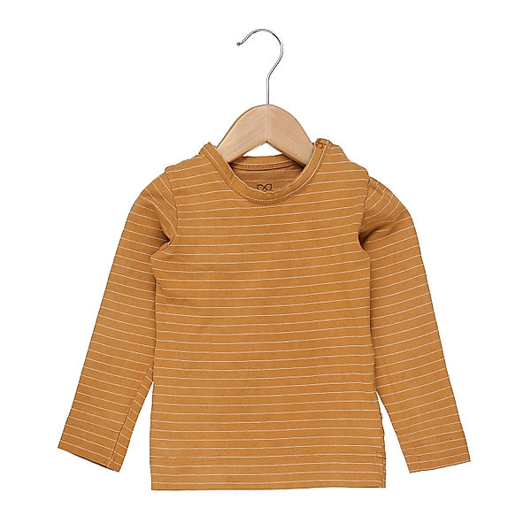 House of Kids Second Hand - Langarmshirt BASIC gestreift in ocke