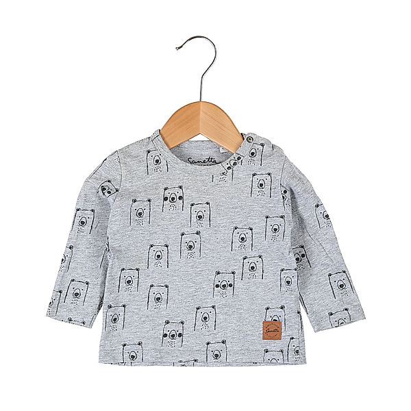 Sanetta Second Hand - Langarmshirt GRIZZLY in grau