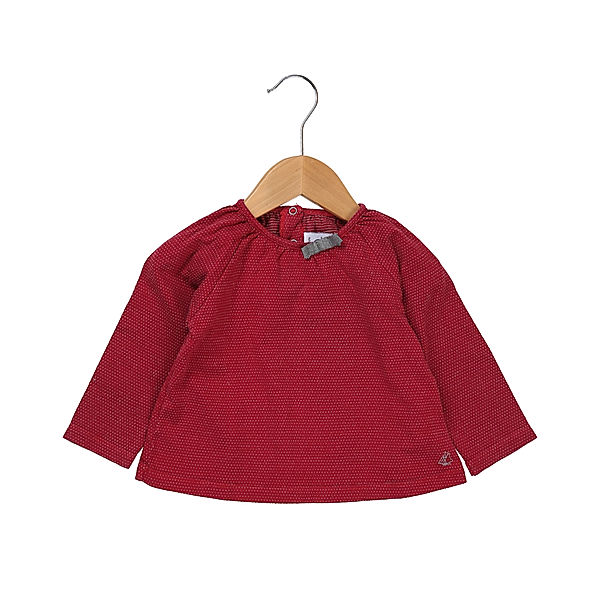 Petit Bateau Second Hand - Langarmshirt  PETIT DOTS in dunkelrot