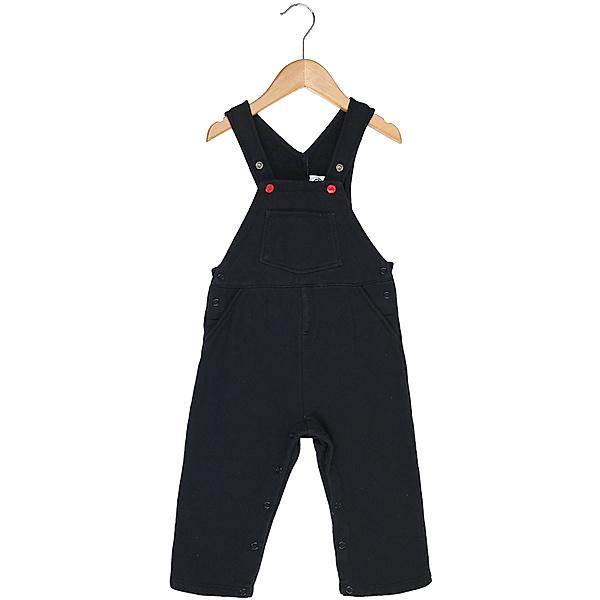 Petit Bateau Second Hand - Latzhose RED BUTTON in navy