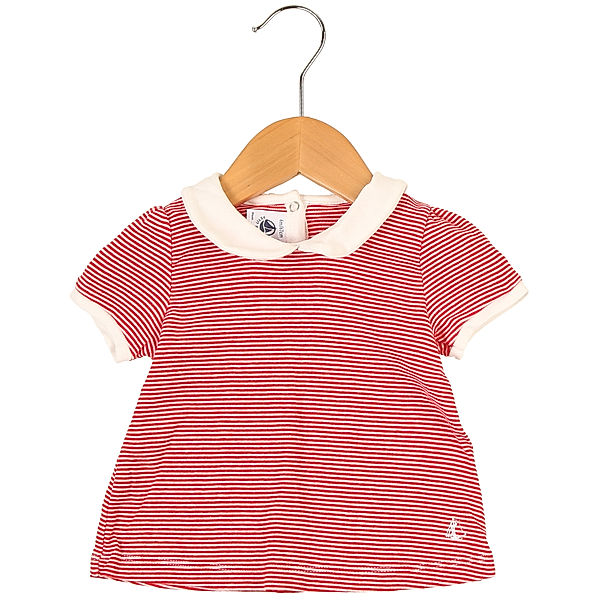 Petit Bateau Second Hand - T-Shirt LITTLE STRIPES in rot/weiß