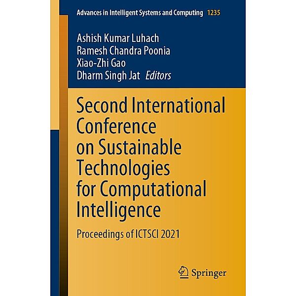 Second International Conference on Sustainable Technologies for Computational Intelligence / Advances in Intelligent Systems and Computing Bd.1235