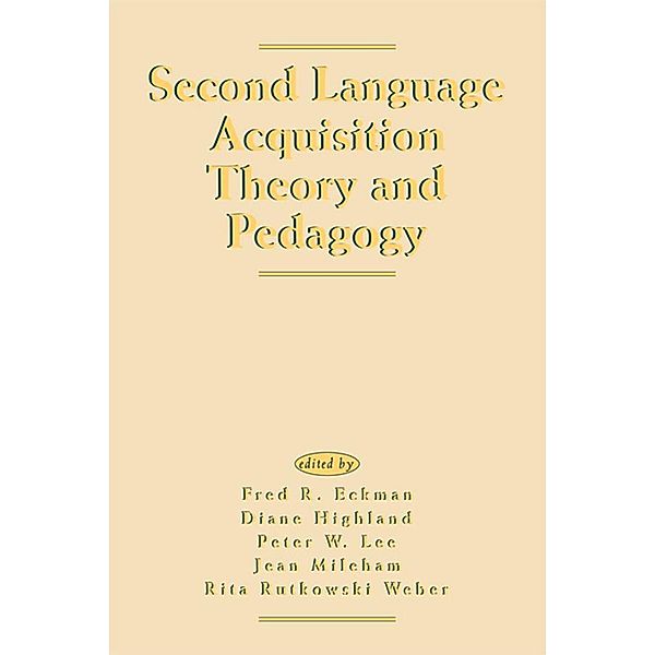 Second Language Acquisition Theory and Pedagogy