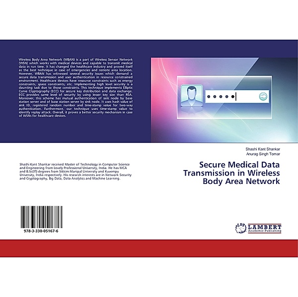 Secure Medical Data Transmission in Wireless Body Area Network, Shashi Kant Shankar, Anurag Singh Tomar