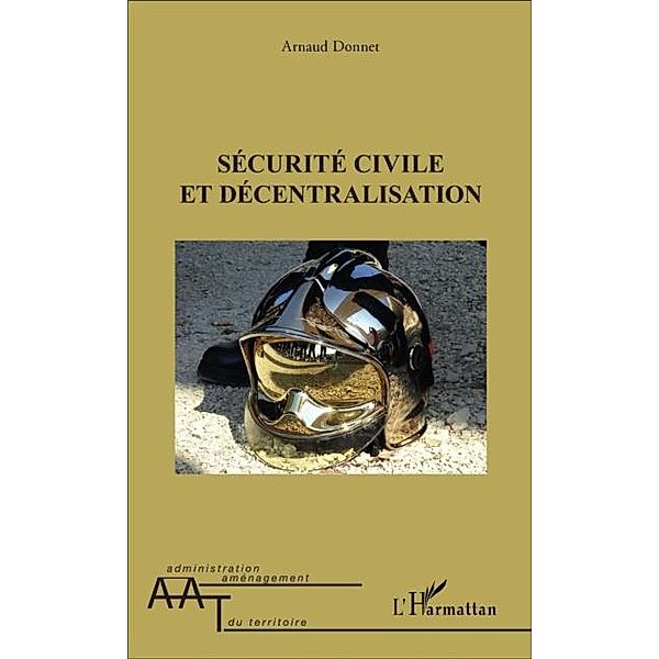 Securite civile et decentralisation