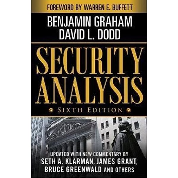 Security Analysis, w. CD-ROM, Benjamin Graham, David Dodd, Seth Klarman