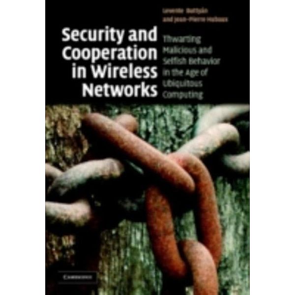Security and Cooperation in Wireless Networks, Levente Buttyan