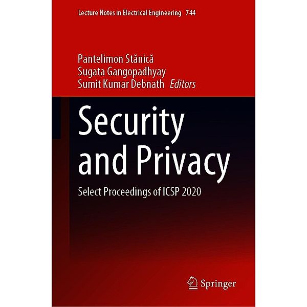 Security and Privacy / Lecture Notes in Electrical Engineering Bd.744
