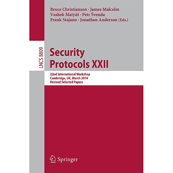 Security Protocols XXII