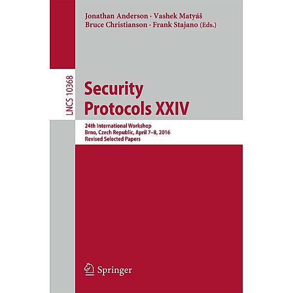 Security Protocols XXIV
