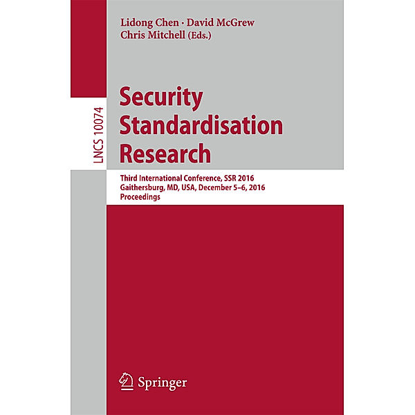 Security Standardisation Research