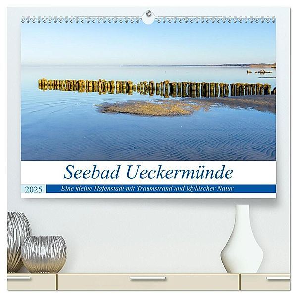 Seebad Ueckermünde (hochwertiger Premium Wandkalender 2025 DIN A2 quer), Kunstdruck in Hochglanz, Calvendo, Solveig Rogalski