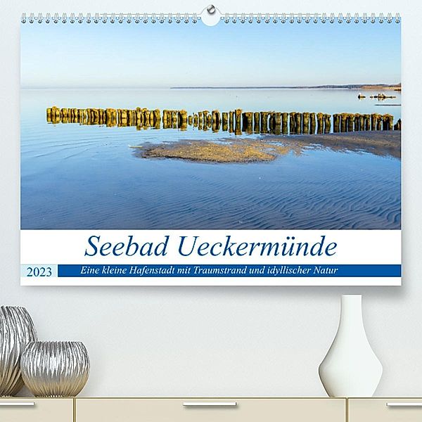 Seebad Ueckermünde (Premium, hochwertiger DIN A2 Wandkalender 2023, Kunstdruck in Hochglanz), Solveig Rogalski