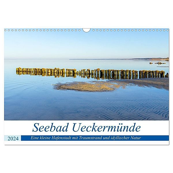 Seebad Ueckermünde (Wandkalender 2024 DIN A3 quer), CALVENDO Monatskalender, Solveig Rogalski
