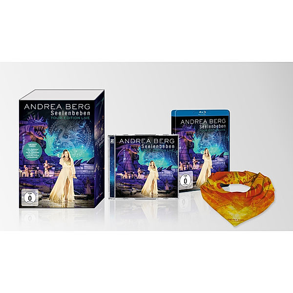 Seelenbeben - Tour-Edition Live (Limitierte Fanbox, 2 CDs + Blu-ray + Halstuch), Andrea Berg